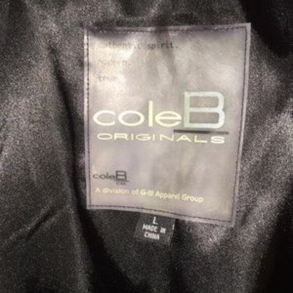 Cole B Leopard Print Faux Fur Jacket Hook Front Size L - Picture 11 of 11